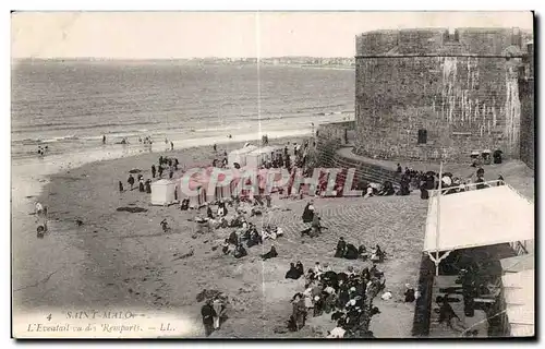 Cartes postales Saint Malo L eventail vu des remparts