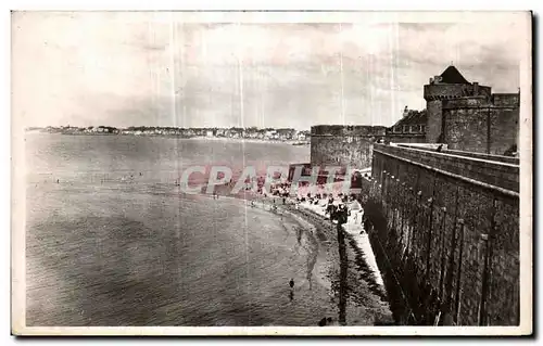 Ansichtskarte AK Saint Malo Plage De i Eventail