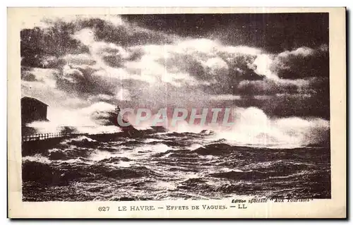 Cartes postales Le Havre Effets De Vagues