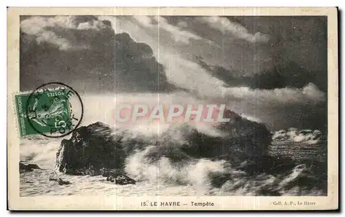 Cartes postales Le Havre La Pempete