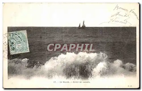 Cartes postales Le Havre Effer de Vague