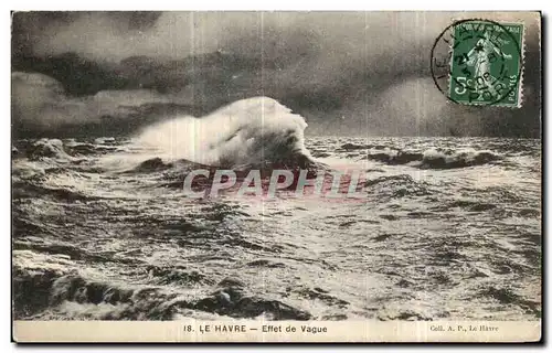 Cartes postales Le Havre Effet de Vague