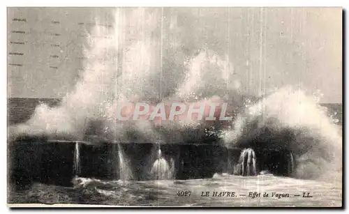 Cartes postales Le Havre Effet de Vagues