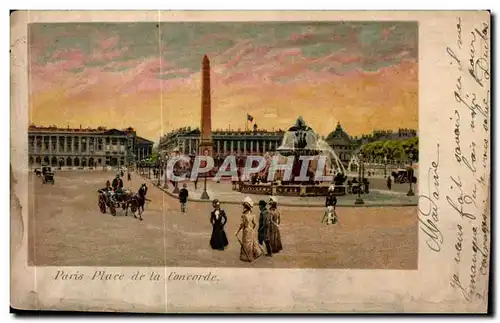 Cartes postales Paris Place de la Concorde