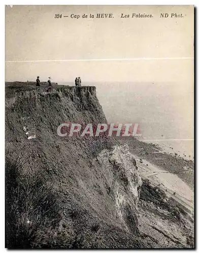 Ansichtskarte AK Le Havre Cap de la Heve Les Falaises