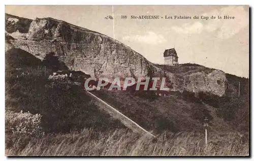 Ansichtskarte AK Ste Adresse Les Falaises du Cap de La Heve