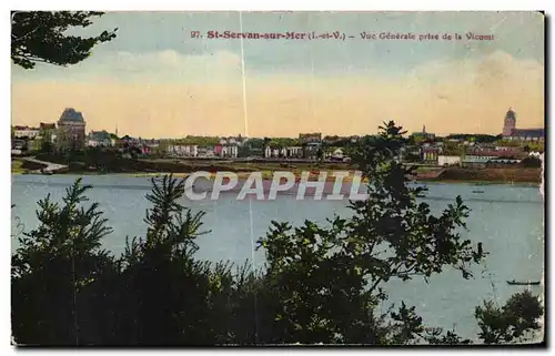 Cartes postales St Servan sur Mer Vue Generale prise de la vicomt