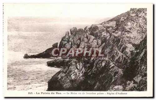 Cartes postales La Pointe du Raz Le Moine vu de l extreme pointe Region d Audierne