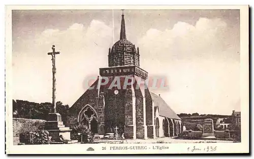 Cartes postales Perros Guirec L Eglise