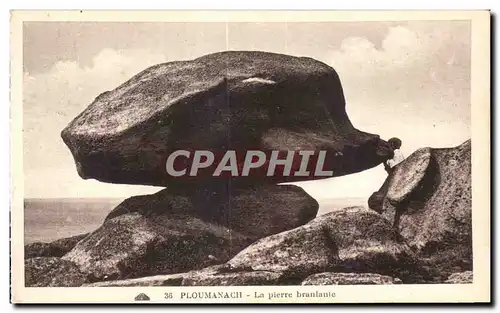 Cartes postales Ploumanach La pierre branlante