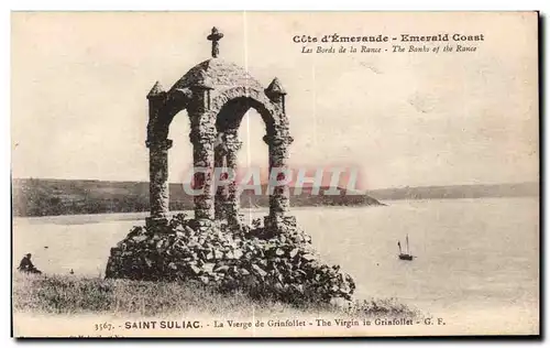 Ansichtskarte AK Saint Suliac La vierge de Grinfollet The Virgin In Grinafollet