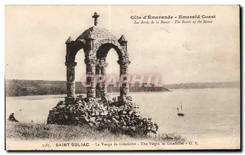 Cartes postales Saint Suliac La vierge de Grinfollet The Virgin In Grinafollet