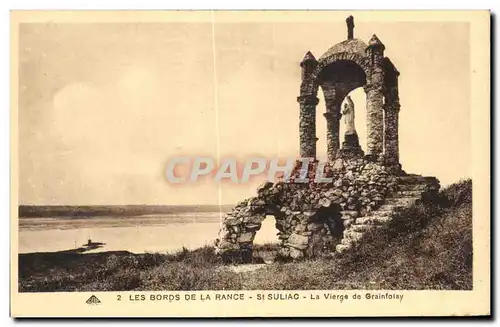 Cartes postales Bords de la Rance La Vierge de St Suliac