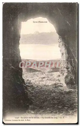 Ansichtskarte AK Cote d Emeraude Environs de St Servan La Gueule au loup