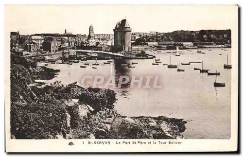 Ansichtskarte AK St Servan Le Port St Pere et la Tour Solidor