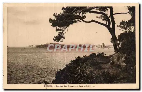 Ansichtskarte AK Dinard Sentier des Douaniers Lace St Servan