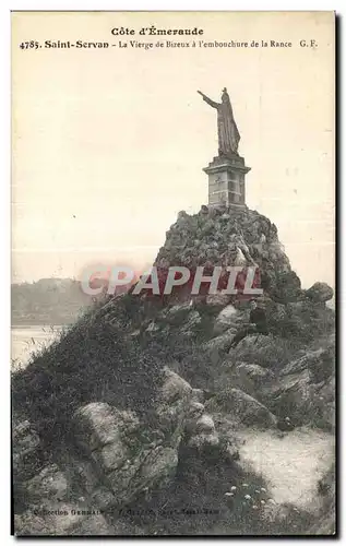 Ansichtskarte AK Cote d Emeraude Saint Servan La Vierge de Bizeux a l embouchure de la Rance