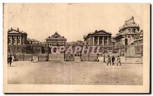 Ansichtskarte AK Versailles Es Le Chateau Facade du Palais