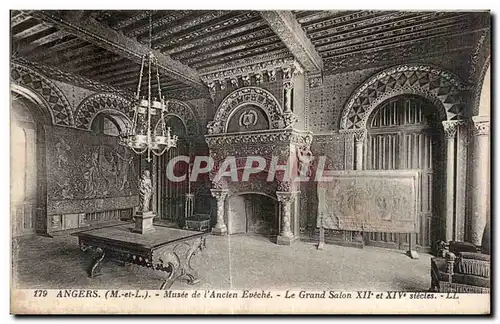 Ansichtskarte AK Angers Musee de I Ancien Eveche Le Grand Salon Vignette Tuberculose