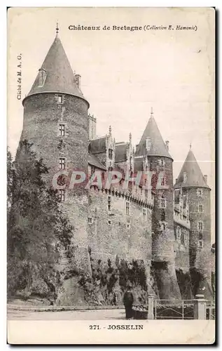 Cartes postales Chateau de Bretagne Josselin