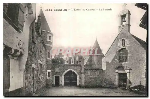 Ansichtskarte AK Josselin L Entree du Chateau La Porterie