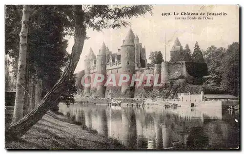 Cartes postales La Chateau de Jousselin sur les Bords de I Oust