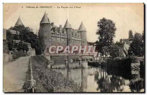 Ansichtskarte AK Chateau de Josselin La Facade sur I Oust