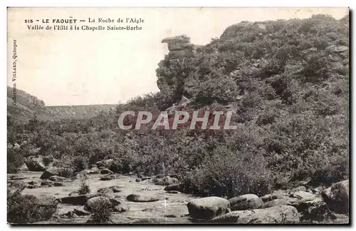 Cartes postales Le Faouet La Roche de I Aigle Vallee de I Elle a la Chapelle Sainte Barbe