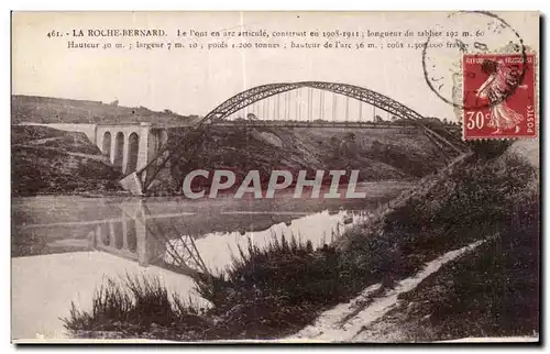 Cartes postales La Roche Bernard Le Pont en arc articule