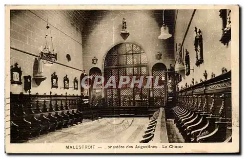 Cartes postales Malestroit Monastere des Augustines Le Choeur