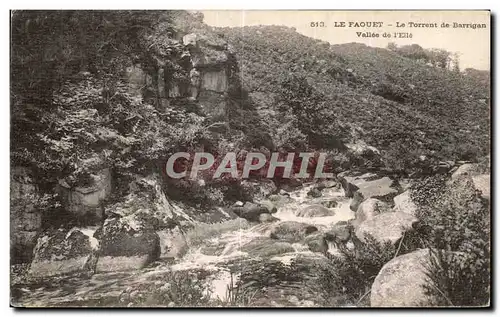 Cartes postales Le Faouet La Torrent de Barrigan Vallee de I Ello