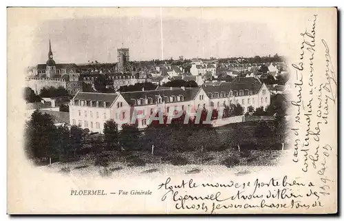 Cartes postales Ploermel Vue Generale