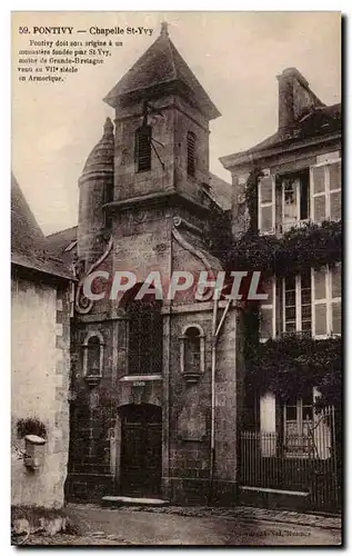 Cartes postales Pontivy Chapelle St Yvy