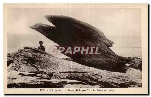 Ansichtskarte AK Quiberon pointe de Beg er Vil La Roche de I Aigle