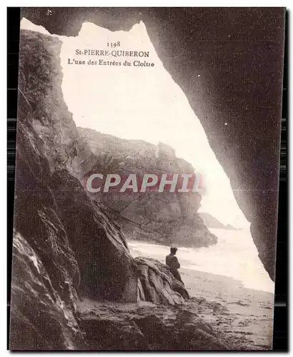 Cartes postales St Pierre Quiberon L une des Entrees du Cloitre