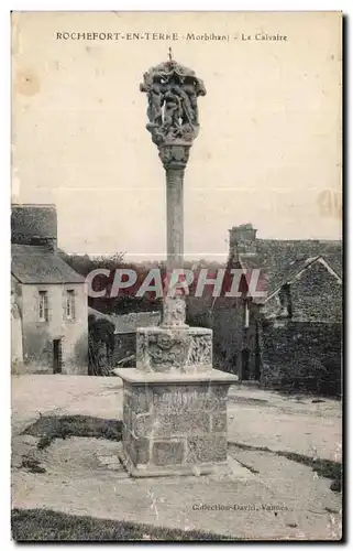 Ansichtskarte AK Rochefort En Terre Morbihan Le Calvaire