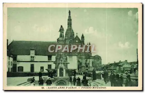 Ansichtskarte AK sainte Anne D Auray Fontaine Miaculeuse