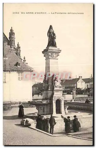 Cartes postales sainte Anne D Auray La Fontaine miraculeuse