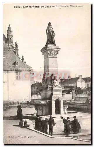 Cartes postales sainte Anne D Auray La Fontaine miraculeuse