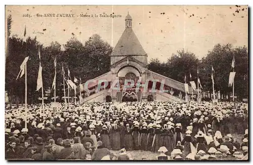 Cartes postales Ste Anne d Auray Meste a la Seala Sancta pelerinage Folklore costume