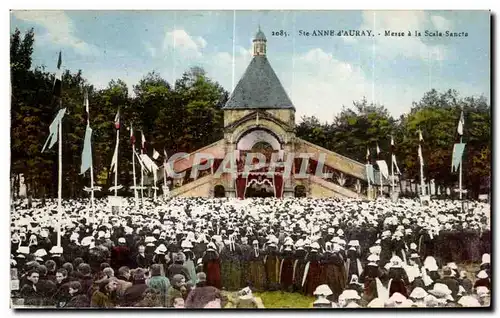 Ansichtskarte AK Ste Anne d Auray Merse a la Scala Sancta pelerinage Folklore costume