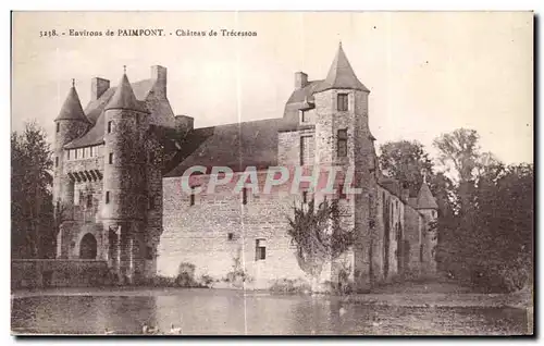Cartes postales Environs de Paimpont Chateau de Trecesson