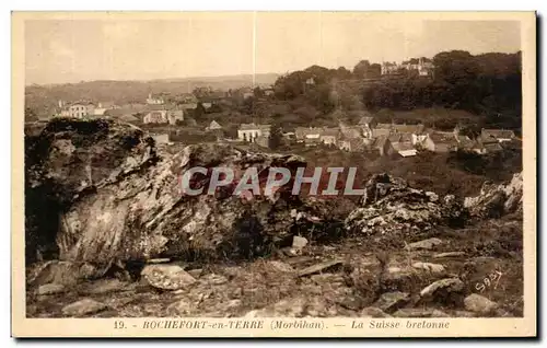 Cartes postales Rochefort en Terre La Suisse Bretonne