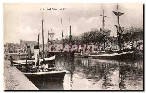 Cartes postales Vannes Le Port Bateau