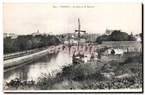 Cartes postales Vannes Le Port et la Rabine