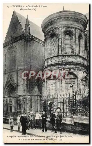 Cartes postales Vannes La Cathedrale St Pierre Enfants