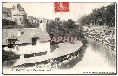 Cartes postales Vannes Les Vieux Lavoirs Lavandieres