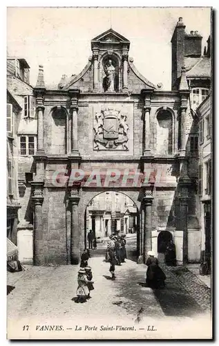 Ansichtskarte AK Vannes La Porte Saint Vincent