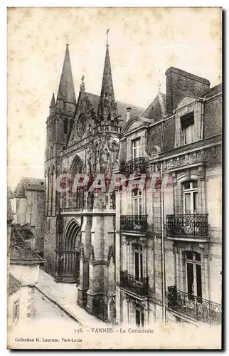 Cartes postales Vannes La Cathedrale