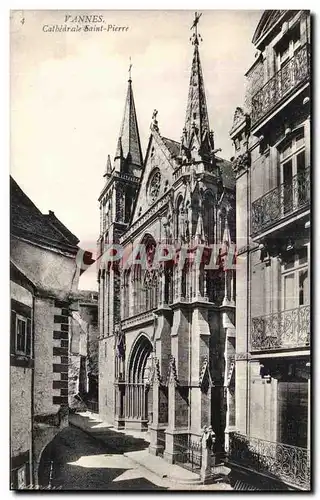 Ansichtskarte AK Vannes Cathedrale Saint Pierre